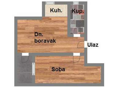 Jednoiposoban stan, Novi Sad, Adice, prodaja, 33m2, 66390e, id1115520